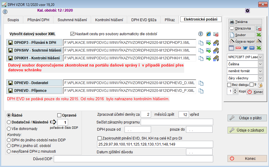 Elektronická podání DPH